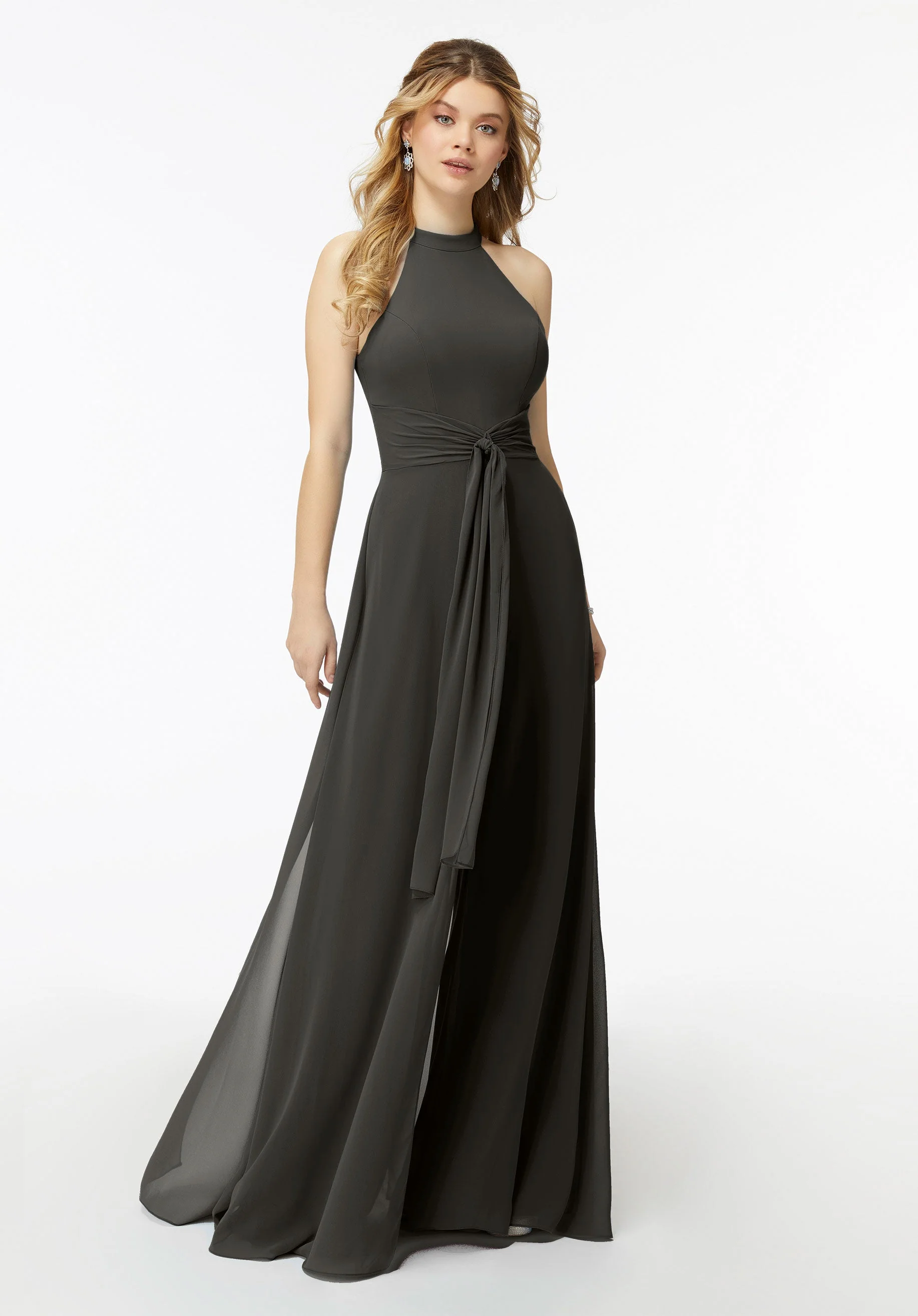 Halterneck Chiffon Jumpsuit - Image 19