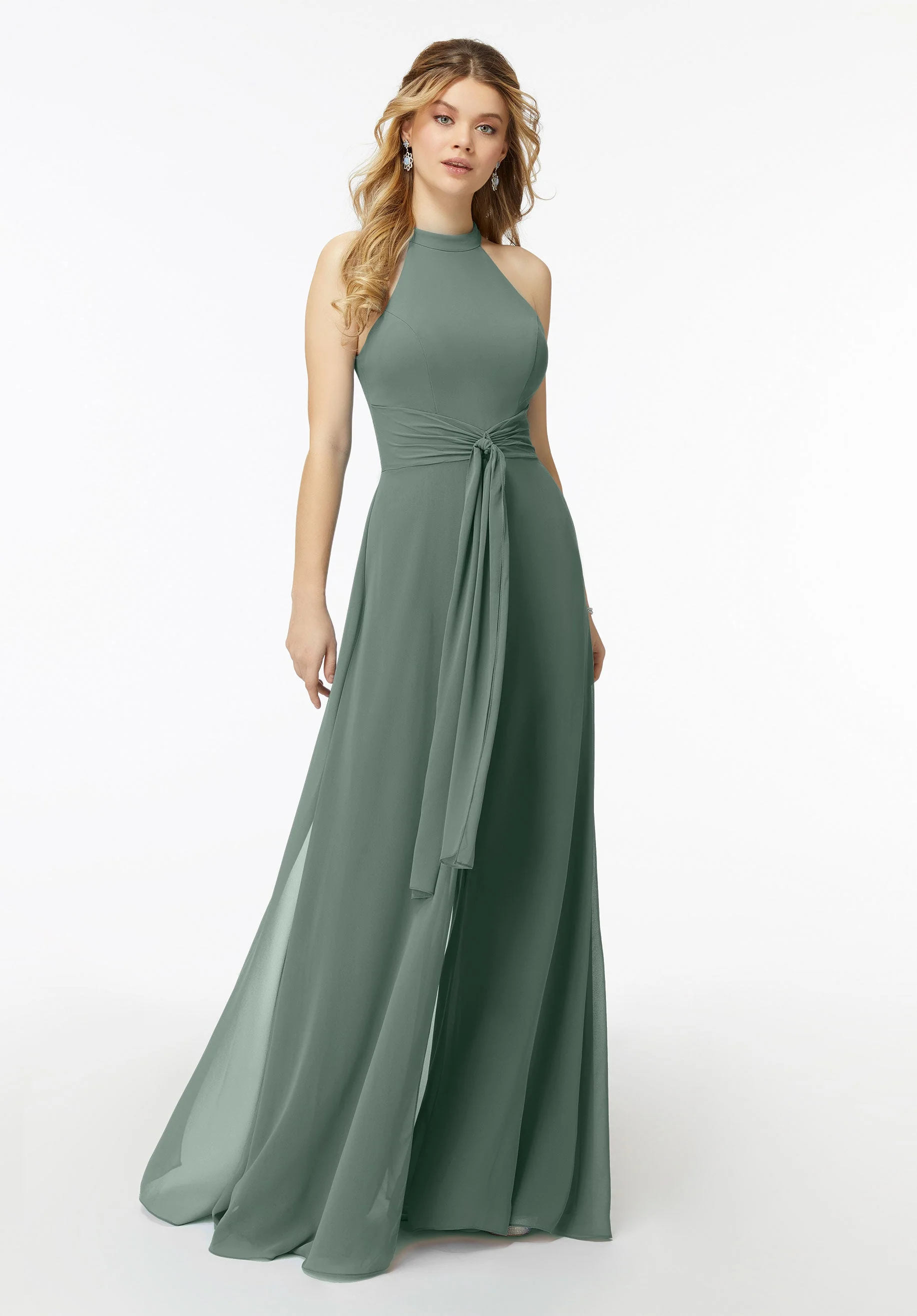 Halterneck Chiffon Jumpsuit - Image 23