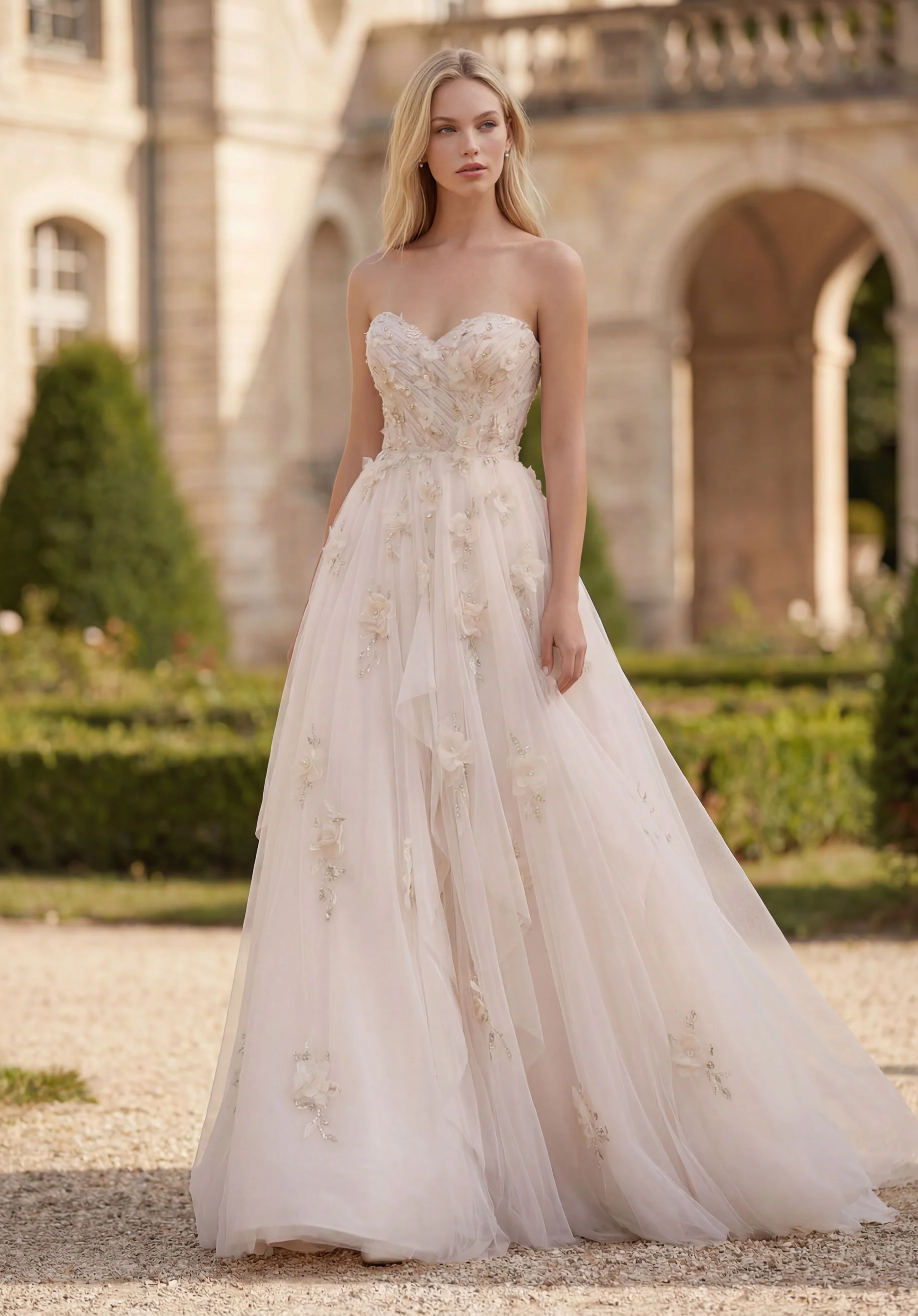 Petal Wedding Dress - Image 3