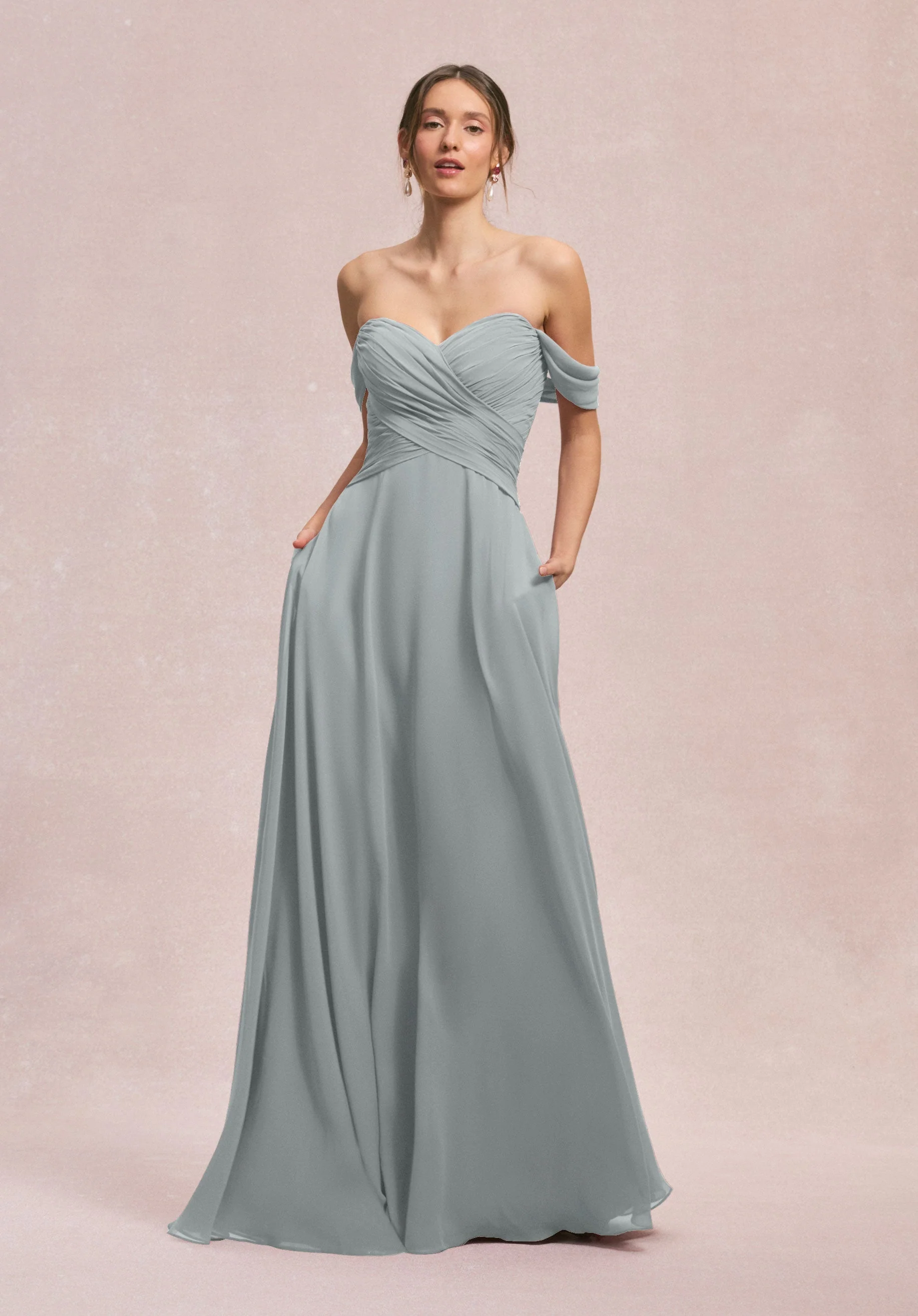 Ruched Sweetheart A-line Bridesmaid Dress - Image 28