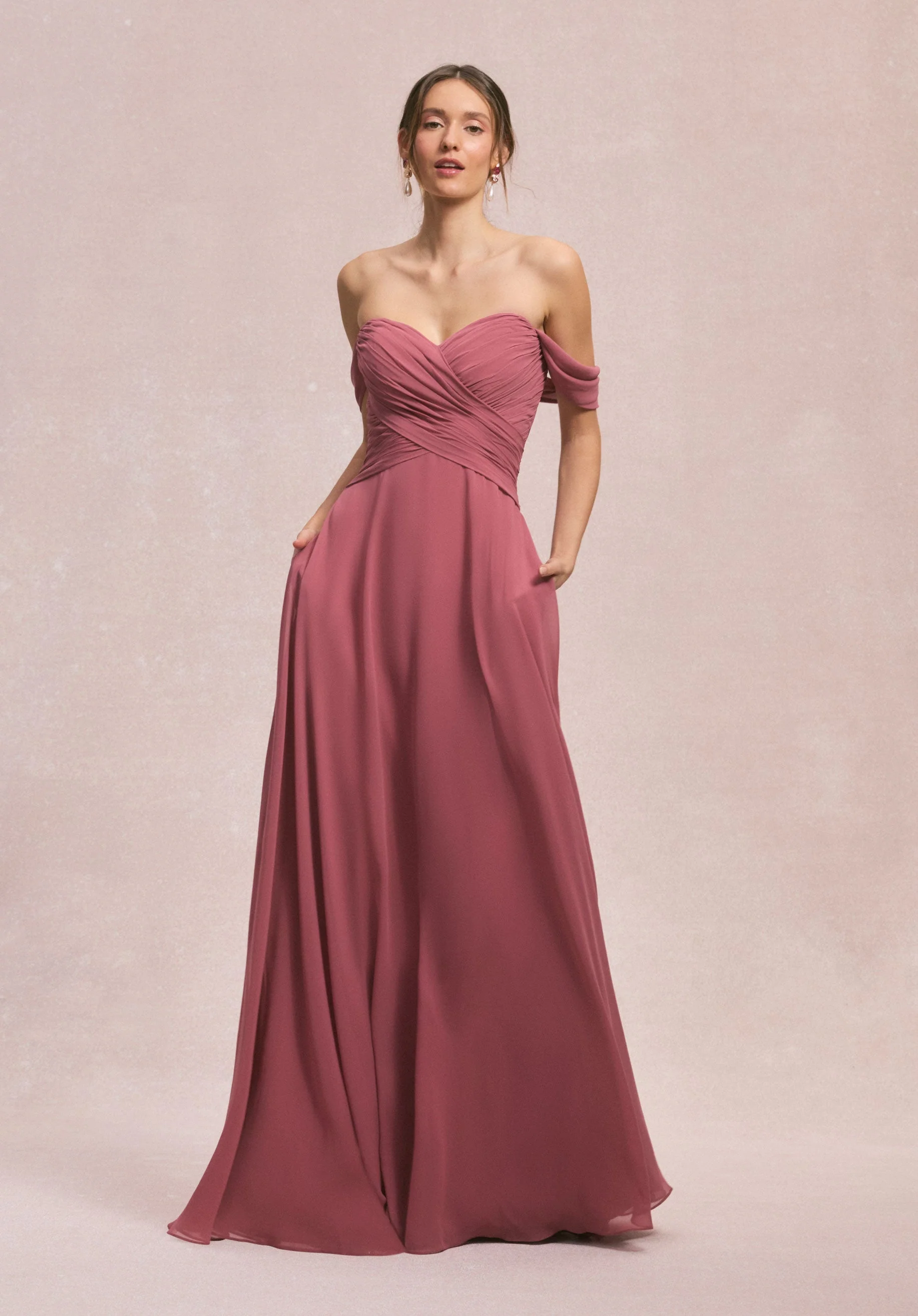 Ruched Sweetheart A-line Bridesmaid Dress - Image 45